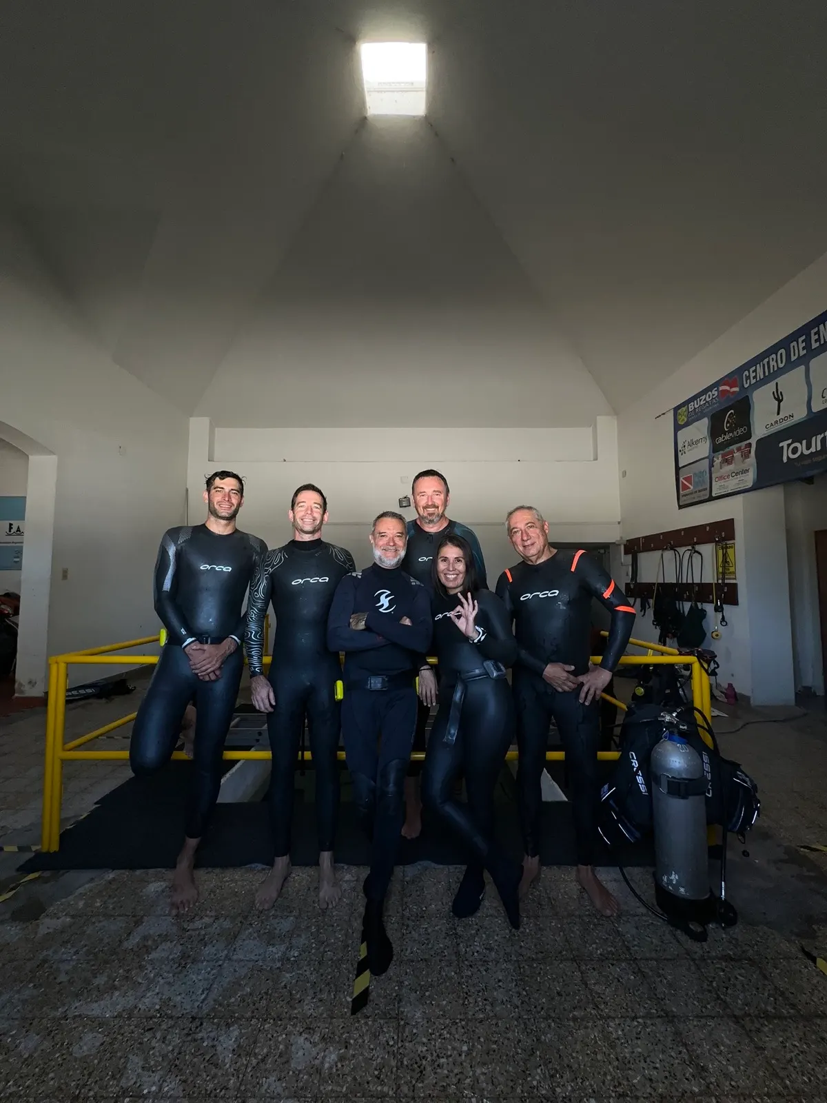 Equipo de instructores de Freediving Litoral